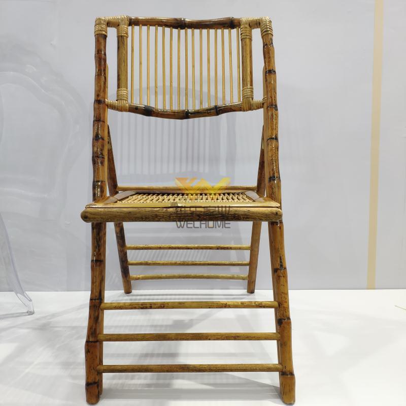 Bamboo folding chair